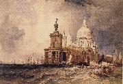 Clarkson Frederick Stanfield Venice:The Dogana and the Salute
